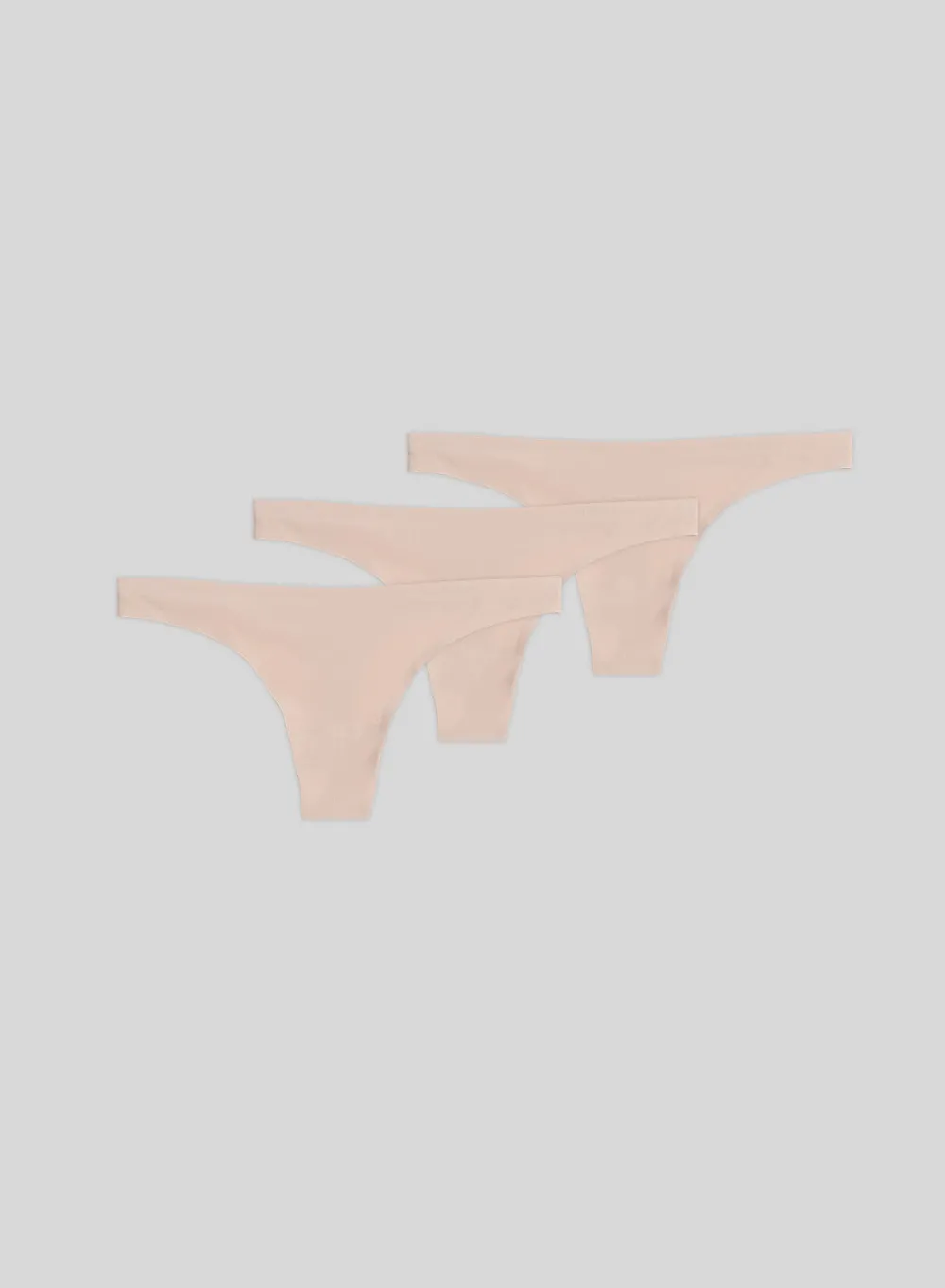Truser^AIM’N Invisible Thong 3-PACK Beige