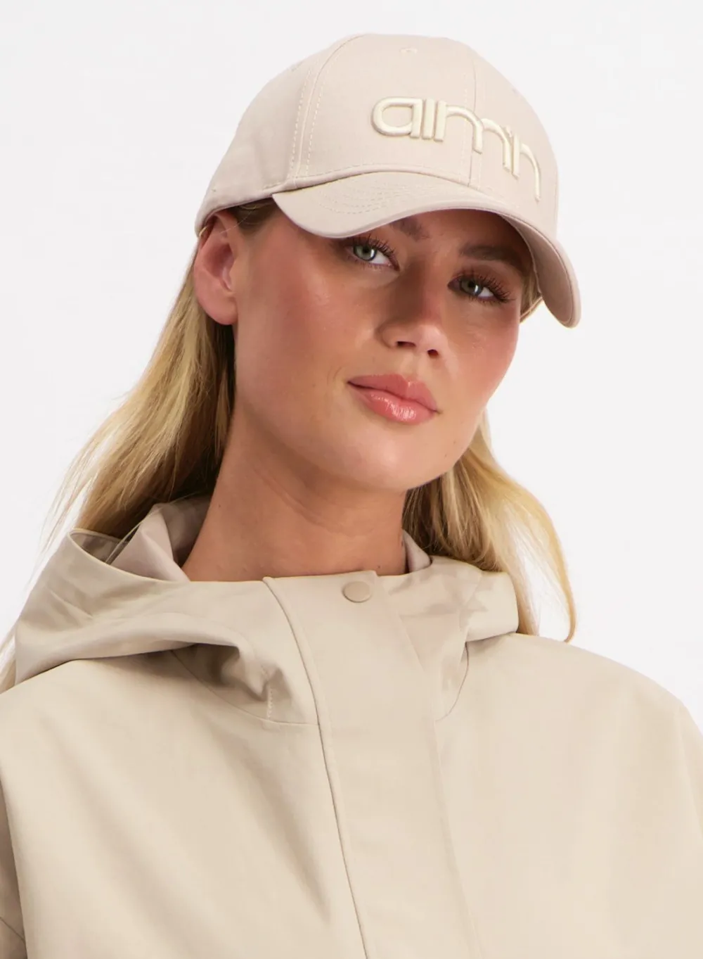 Caps^AIM’N Logo Cap Beige