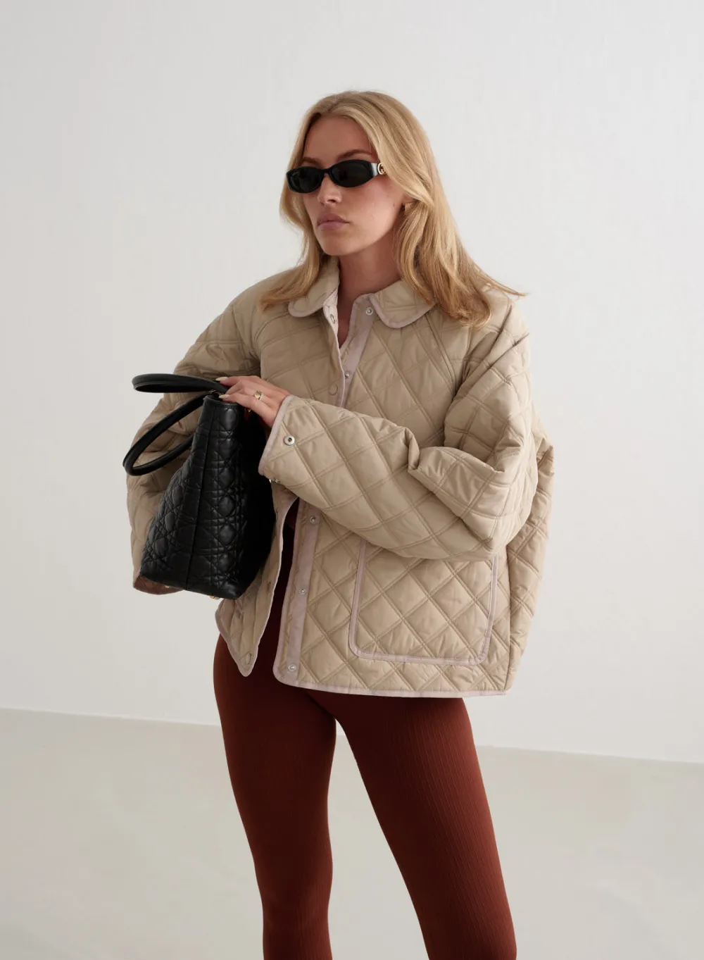 Høstjakker|Jakker Til Hverdags^AIM’N Quilted Femme Jacket Beige