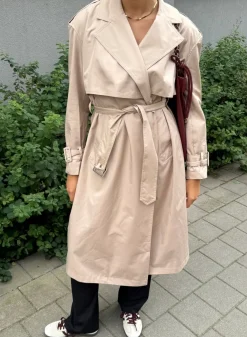 Høstjakker|Jakker Til Hverdags^AIM’N Recycled Tech Trench Coat Beige