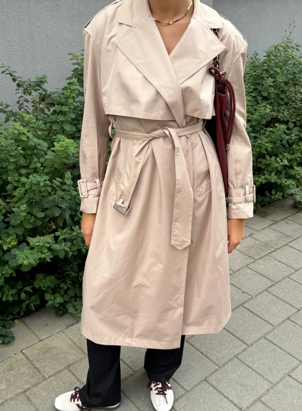 Høstjakker|Jakker Til Hverdags^AIM’N Recycled Tech Trench Coat Beige