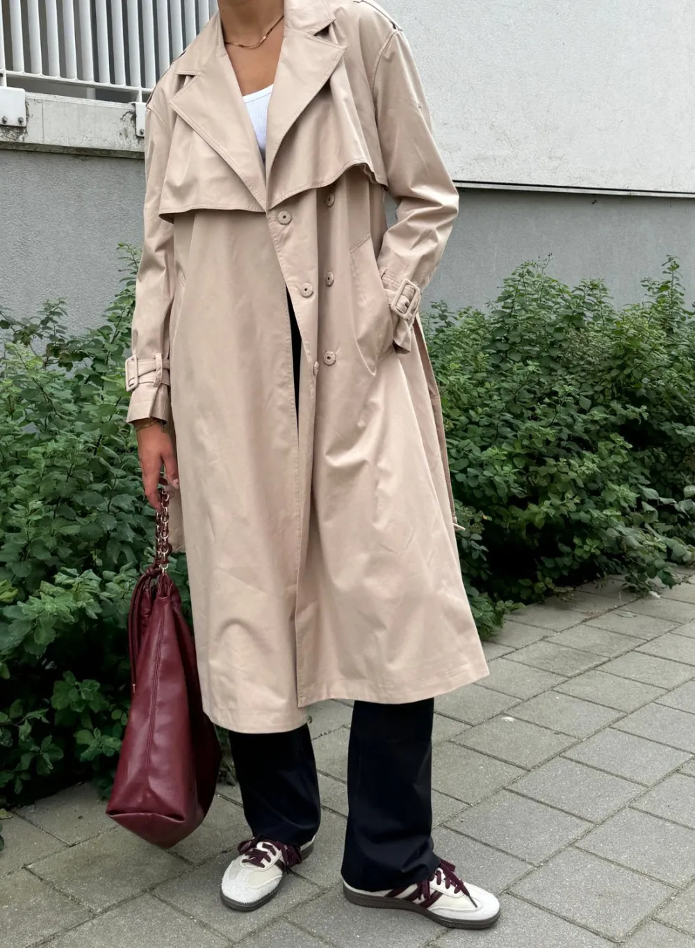 Høstjakker|Jakker Til Hverdags^AIM’N Recycled Tech Trench Coat Beige