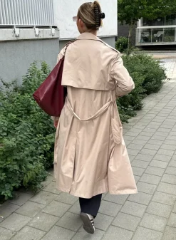 Høstjakker|Jakker Til Hverdags^AIM’N Recycled Tech Trench Coat Beige