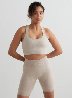 Seamless Biker Shorts|All Biker Shorts^AIM’N Ribbed Seamless Biker Shorts Beige