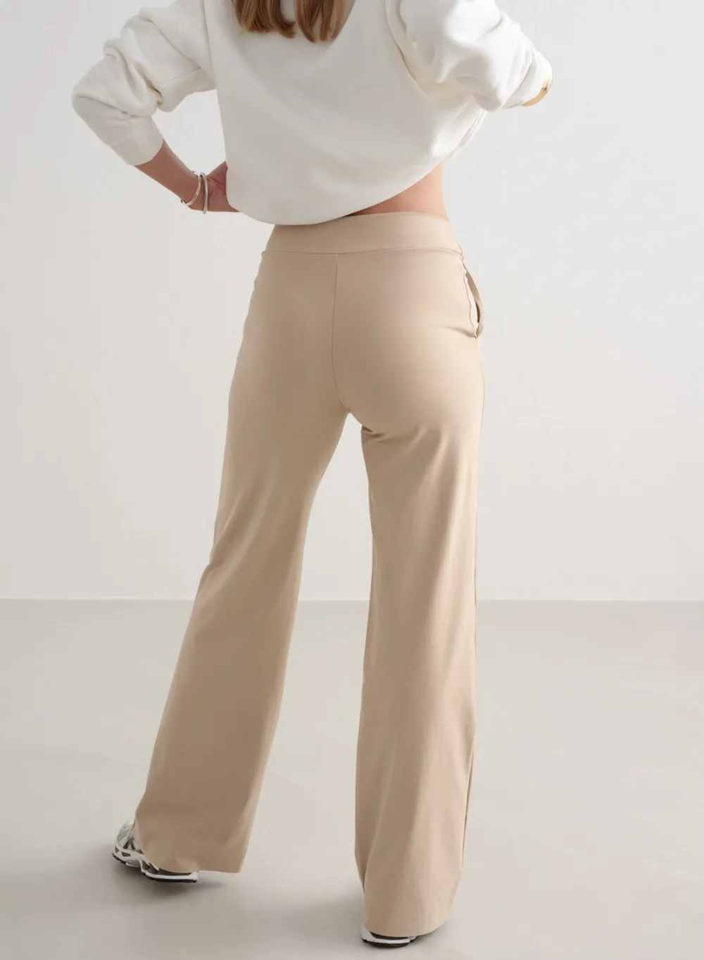 Sense Tights|Workout Pants^AIM’N Sense Wide Pants Beige