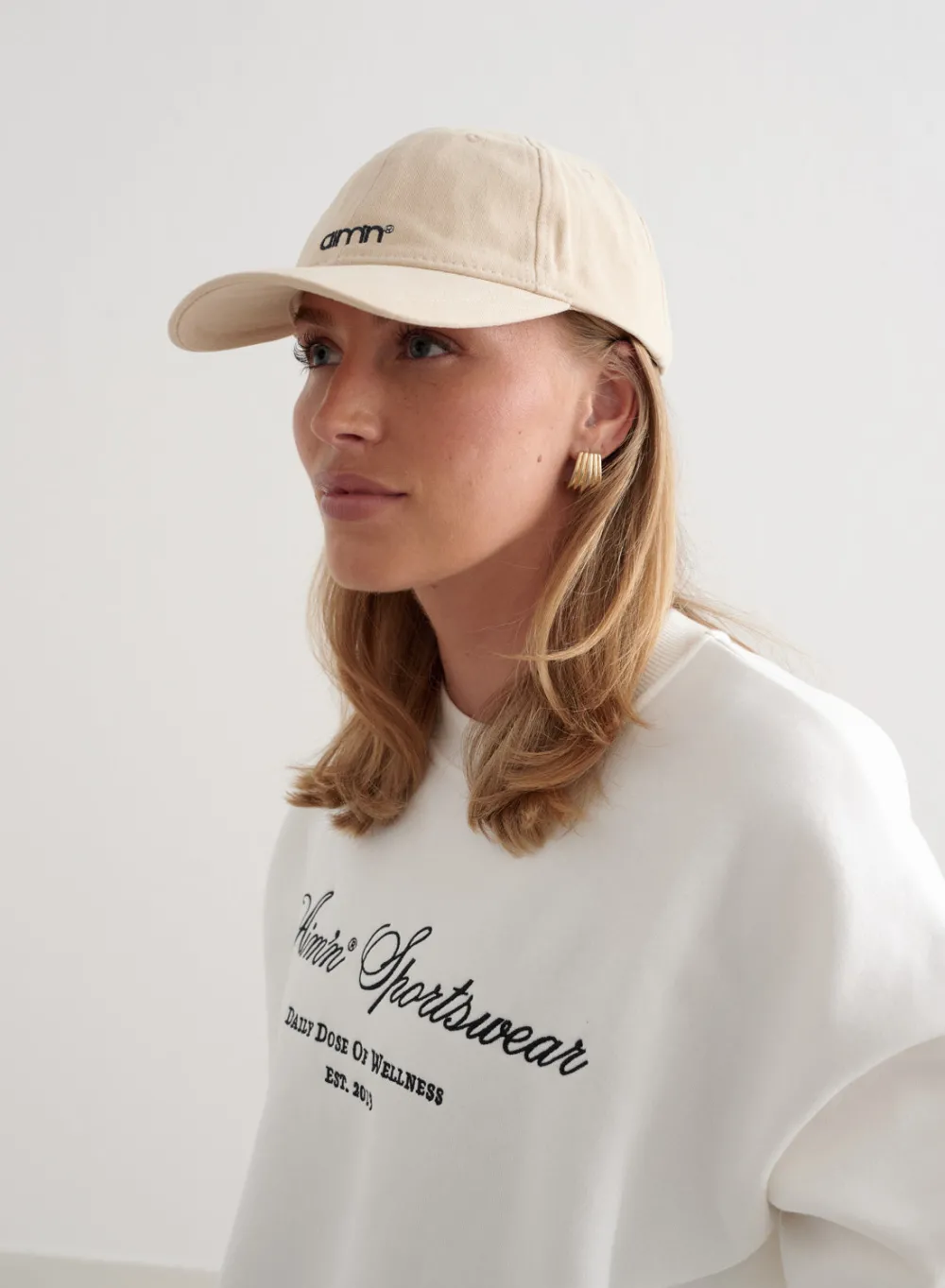 Caps^AIM’N Small Logo Cap Beige