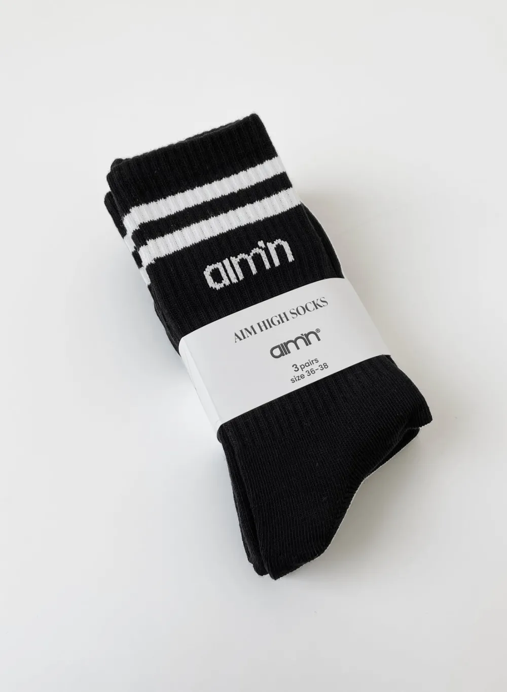 Sokker^AIM’N Aim High Socks 3-pack Black