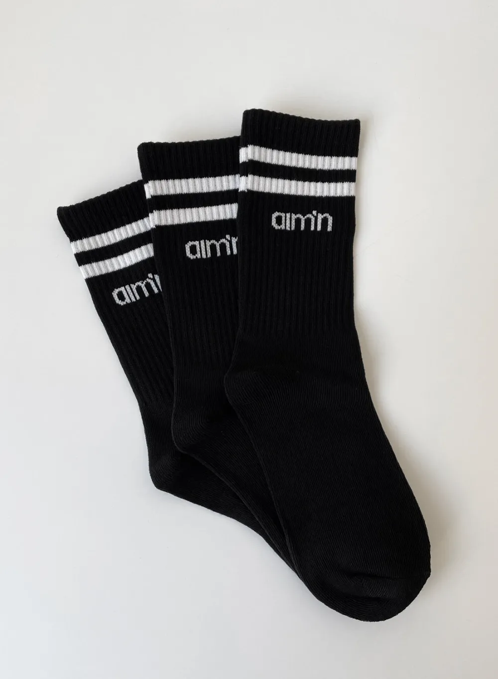 Sokker^AIM’N Aim High Socks 3-pack Black