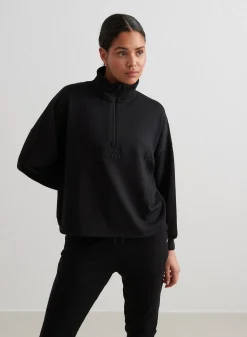 Sweatshirts|Gensere^AIM’N Comfy Half Zip Black