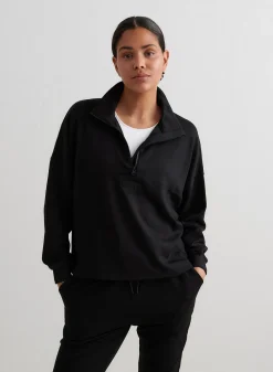 Sweatshirts|Gensere^AIM’N Comfy Half Zip Black