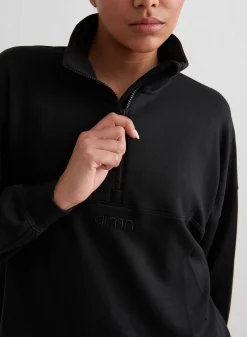 Sweatshirts|Gensere^AIM’N Comfy Half Zip Black
