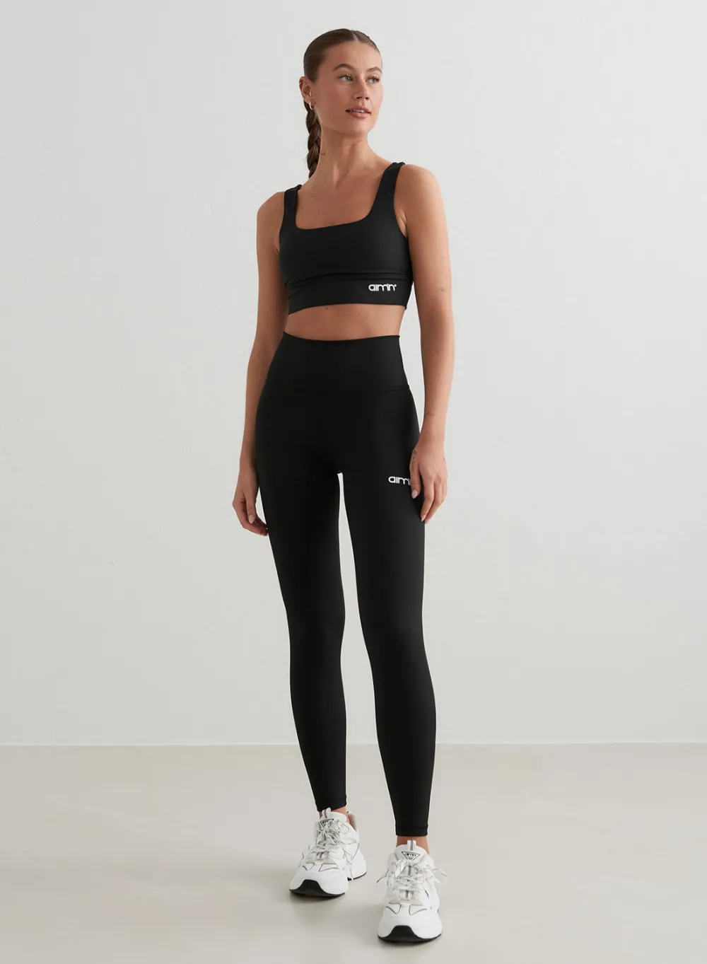 Core Material Sports Bras^AIM’N Core Bra Black