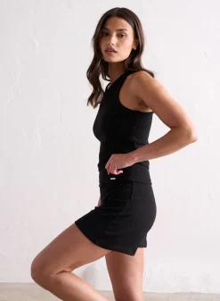 Sweatshorts|Myke Shorts^AIM’N Ease Ribbed Shorts Black