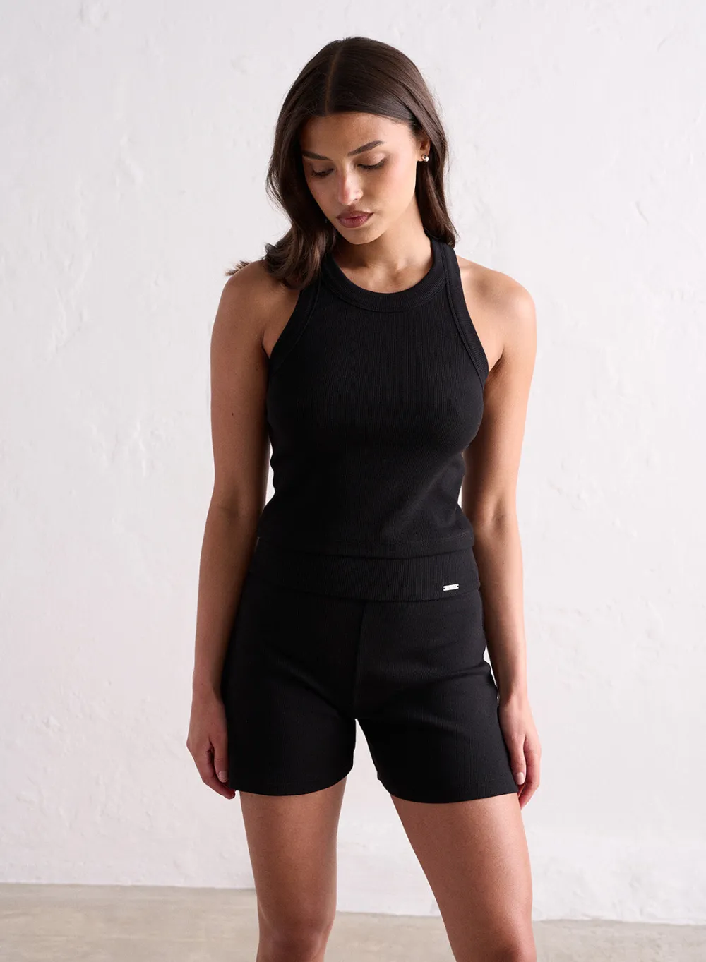 Sweatshorts|Myke Shorts^AIM’N Ease Ribbed Shorts Black