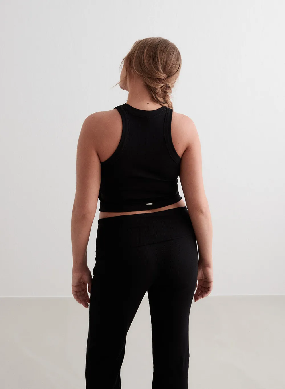 Tank Tops Og Trenings Tank Tops|Cropped Tank Tops^AIM’N Ease Ribbed Tank Top Black