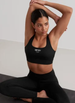 Core Material Sports Bras^AIM’N Edge Core Bra Black
