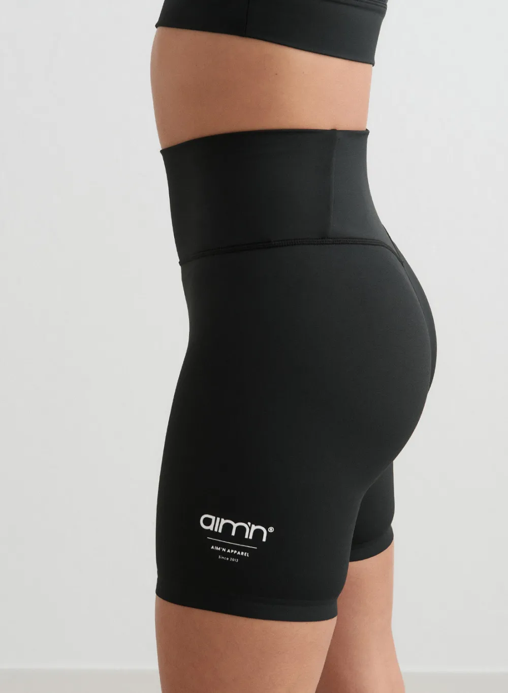 Core Material Biker Shorts|All Biker Shorts^AIM’N Black Edge Core Midi Shorts