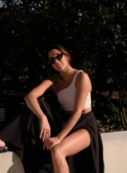 Skjørt^AIM’N Black Flowy Skirt