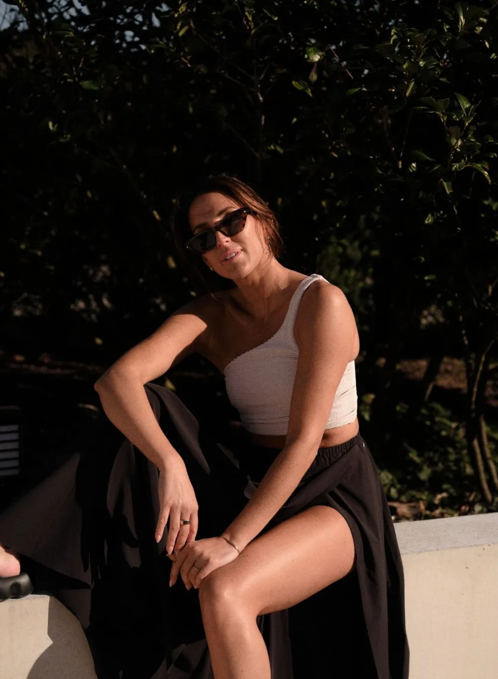Skjørt^AIM’N Black Flowy Skirt