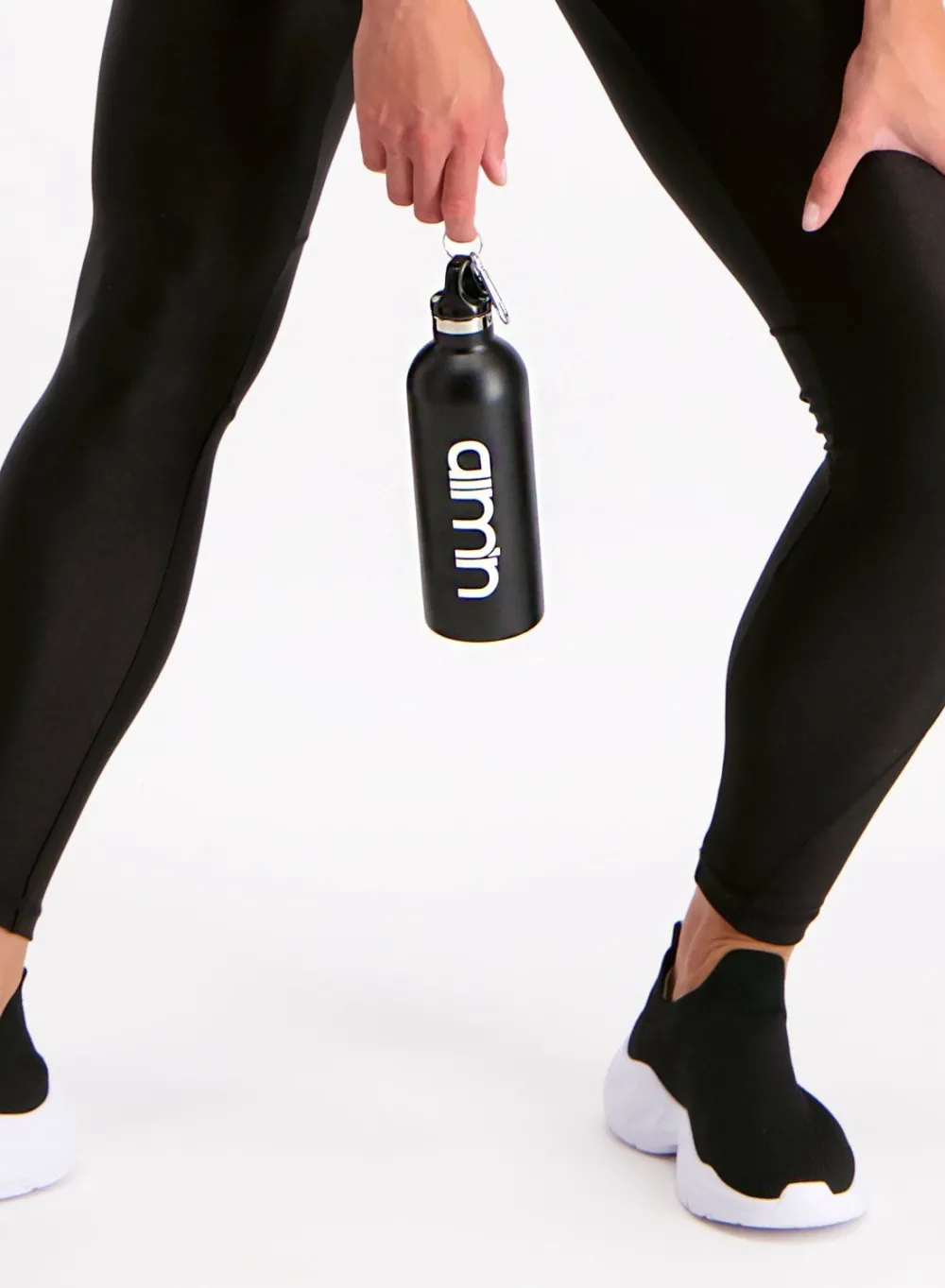 Vannflasker^AIM’N Hydrate Water Bottle Black
