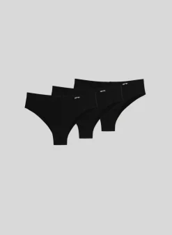 Truser^AIM’N Invisible Brief 3-pack Black