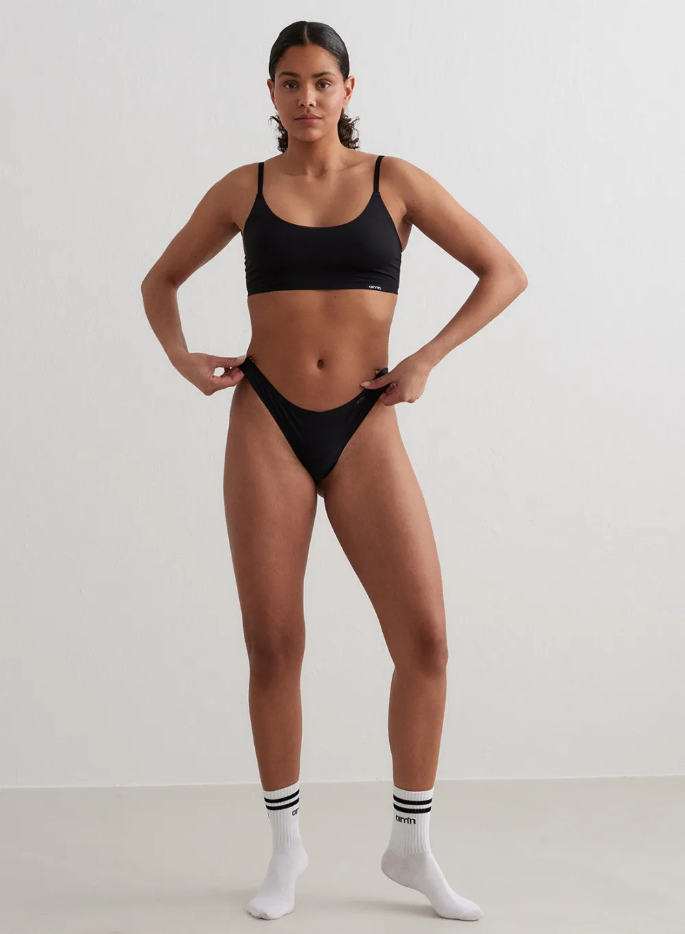Truser^AIM’N Invisible Thong 3-PACK Black