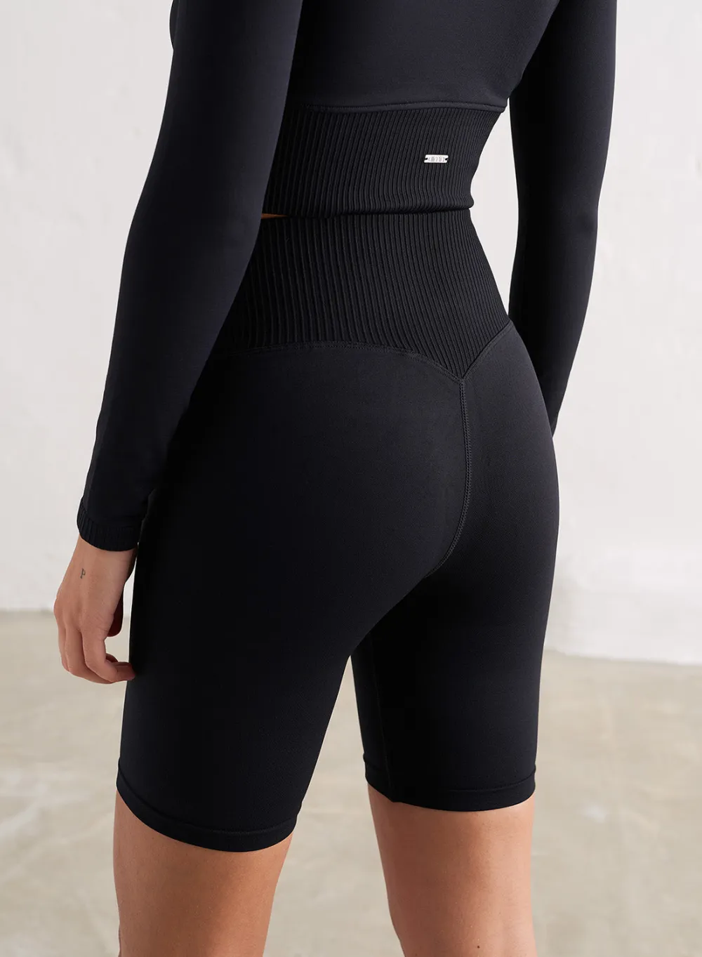 Seamless Biker Shorts|All Biker Shorts^AIM’N Black Limitless Seamless Biker Shorts