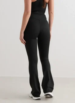 Treningstights|Flare Leggings & Tights^AIM’N Black Monochrome Core Flare Tights