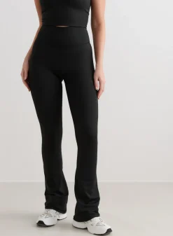 Treningstights|Flare Leggings & Tights^AIM’N Black Monochrome Core Flare Tights