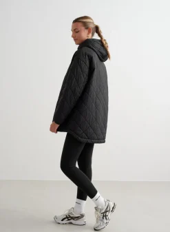 Anorakker|Høstjakker^AIM’N Oversized Quilted Anorak Black