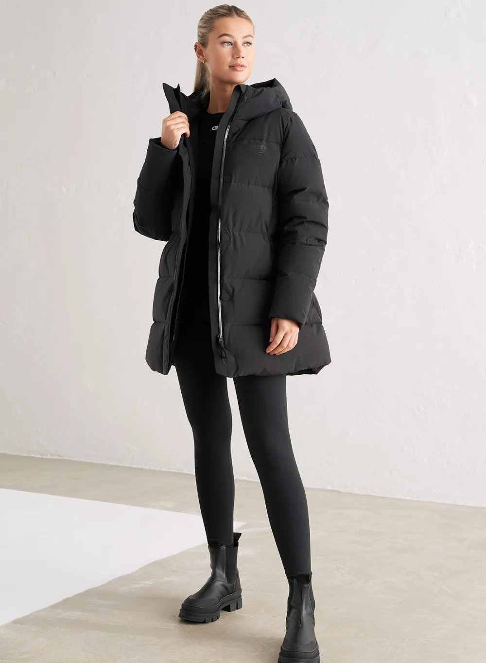 Høstjakker|Vinterjakker^AIM’N Black Padded Parka