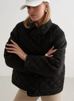 Høstjakker|Jakker Til Hverdags^AIM’N Quilted Femme Jacket Black