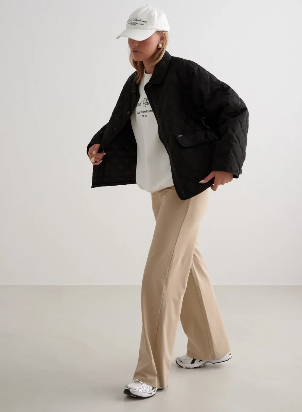 Høstjakker|Jakker Til Hverdags^AIM’N Quilted Femme Jacket Black