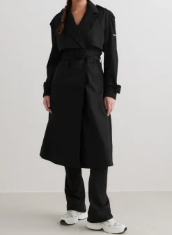 Høstjakker|Jakker Til Hverdags^AIM’N Recycled Tech Trench Coat Black