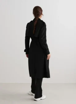 Høstjakker|Jakker Til Hverdags^AIM’N Recycled Tech Trench Coat Black