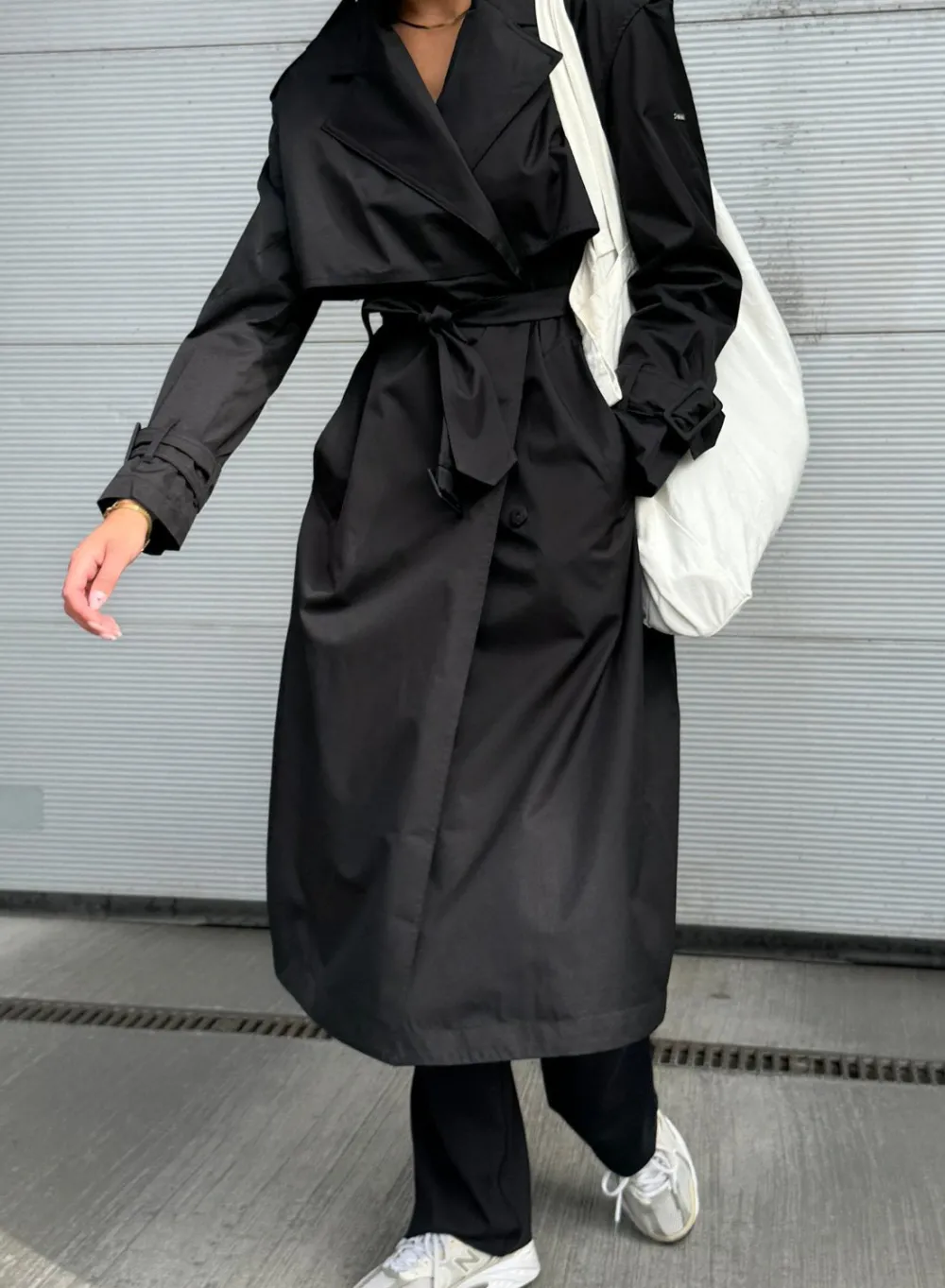 Høstjakker|Jakker Til Hverdags^AIM’N Recycled Tech Trench Coat Black