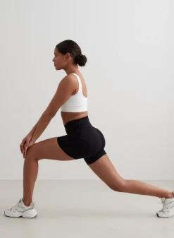All Biker Shorts|Running Shorts^AIM’N Ribbed Midi Biker Shorts Black