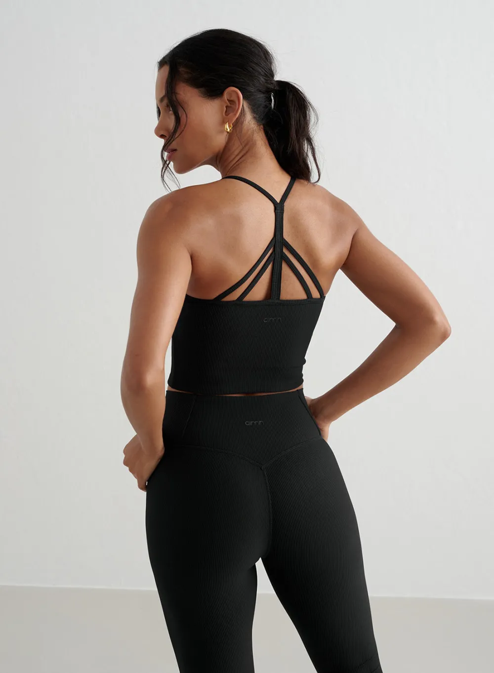 Tank Tops Og Trenings Tank Tops|Workout Tank Tops^AIM’N Ribbed Performance Bralette Black