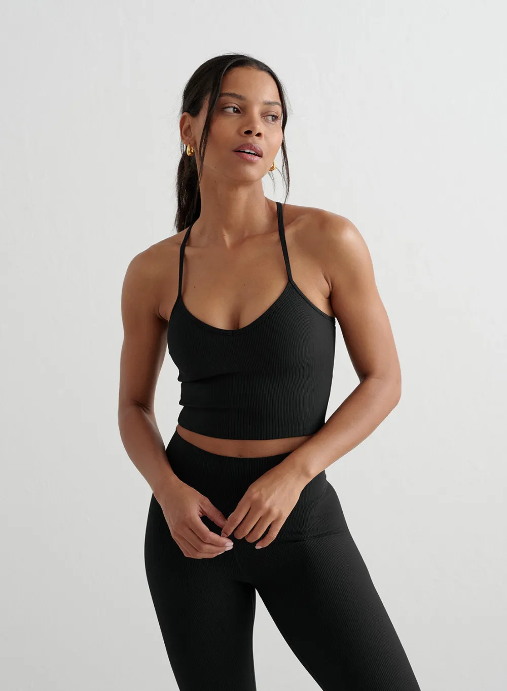 Tank Tops Og Trenings Tank Tops|Workout Tank Tops^AIM’N Ribbed Performance Bralette Black