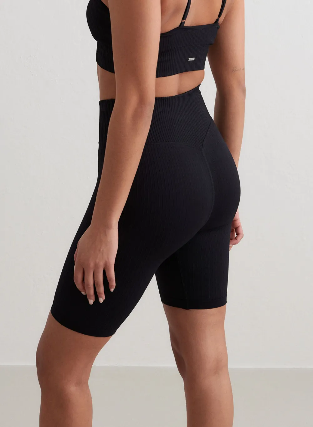 Seamless Biker Shorts|All Biker Shorts^AIM’N Ribbed Seamless Biker Shorts Black