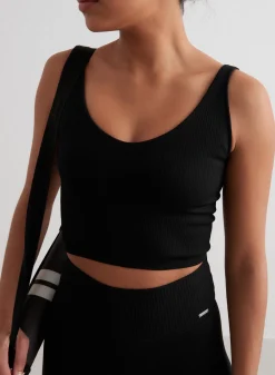 Tank Tops Og Trenings Tank Tops|Seamless Tank Tops^AIM’N Ribbed Seamless Bralette Black