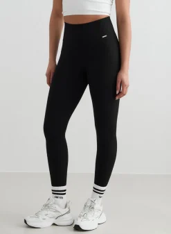 Treningstights|Ribbete Tights^AIM’N Ribbed Seamless Tights Black