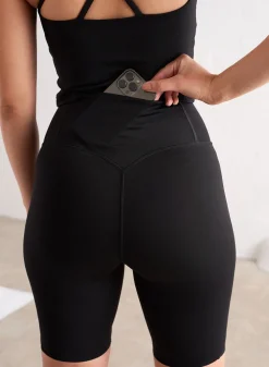 All Biker Shorts^AIM’N Black Sculpting Biker Shorts