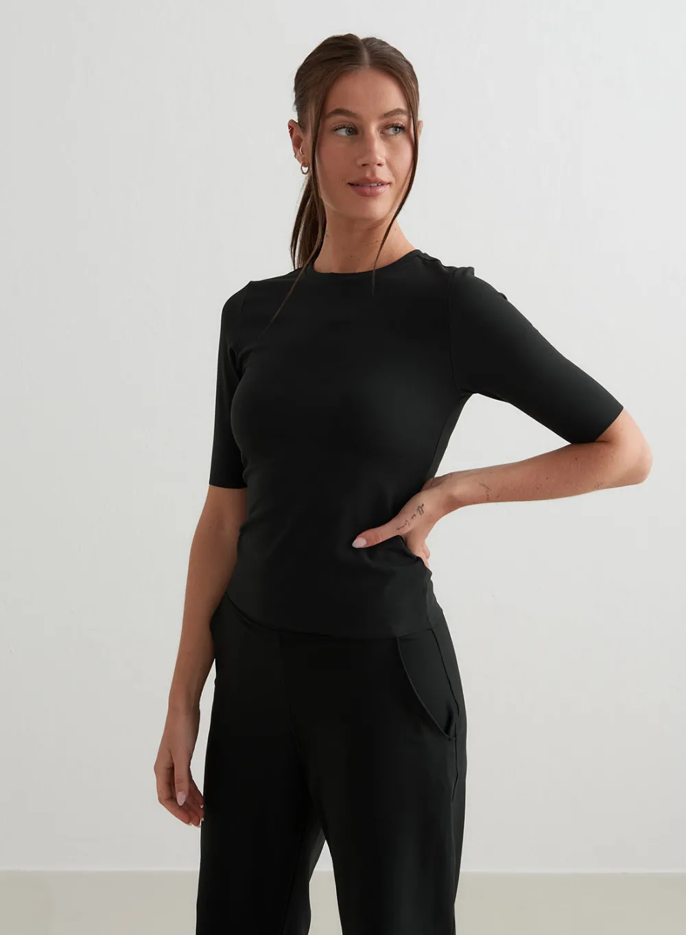 Langermede Skjorter|T-skjorter^AIM’N Sense Half Sleeve Top Black