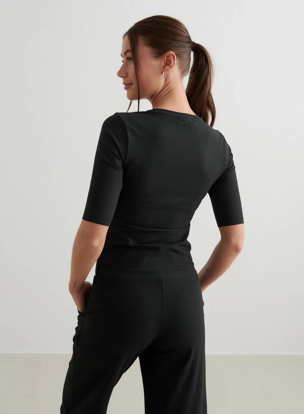 Langermede Skjorter|T-skjorter^AIM’N Sense Half Sleeve Top Black