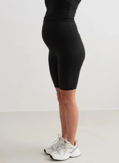 All Biker Shorts^AIM’N Black Sense Maternity Biker Shorts