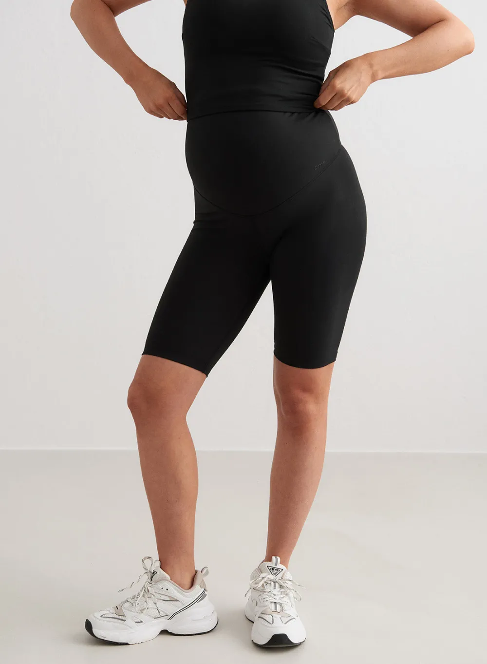 All Biker Shorts^AIM’N Black Sense Maternity Biker Shorts