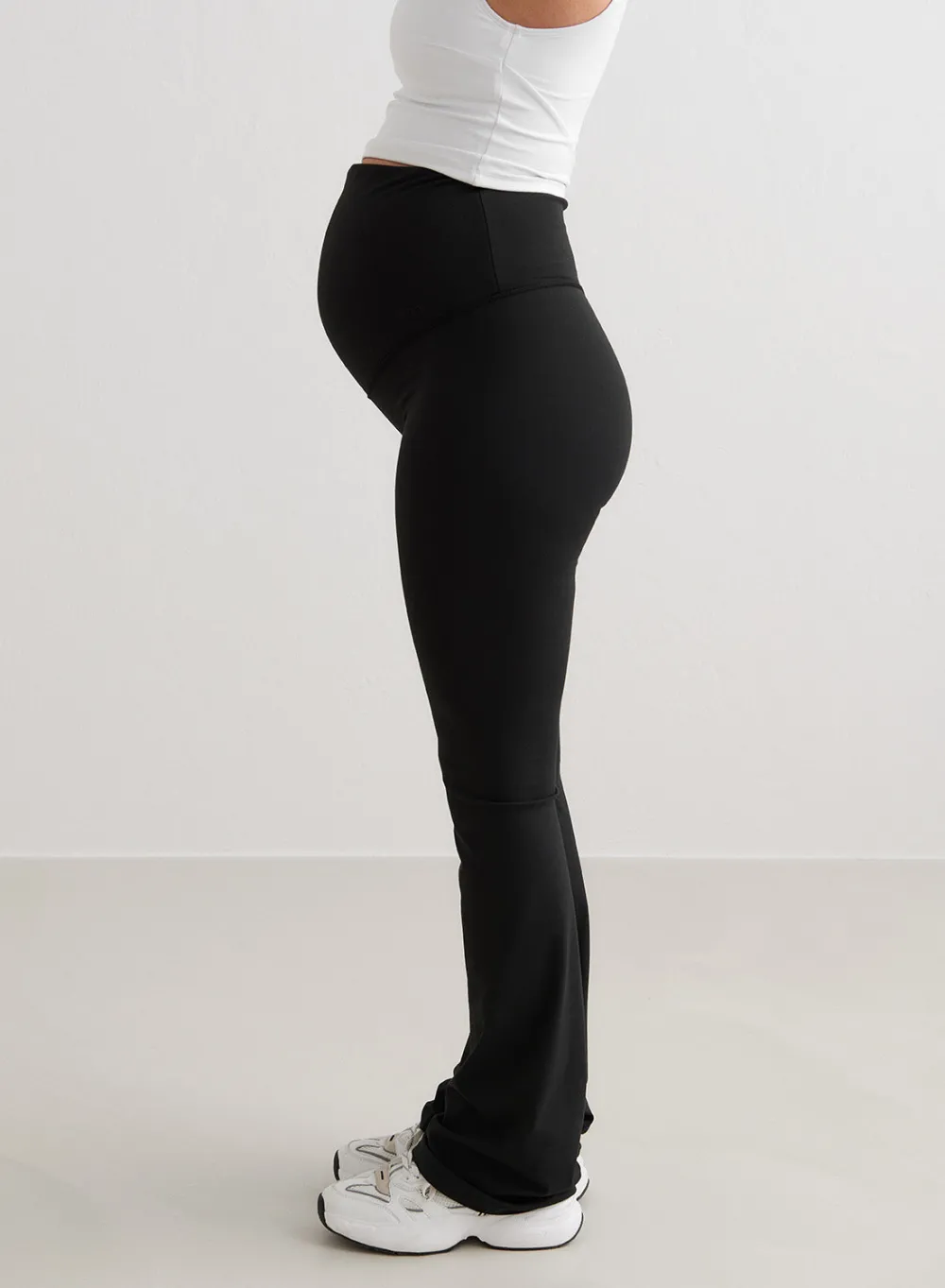Treningstights|Flare Leggings & Tights^AIM’N Black Sense Maternity Flare Tights