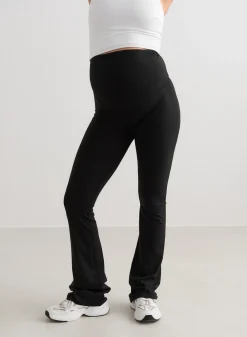 Treningstights|Flare Leggings & Tights^AIM’N Black Sense Maternity Flare Tights