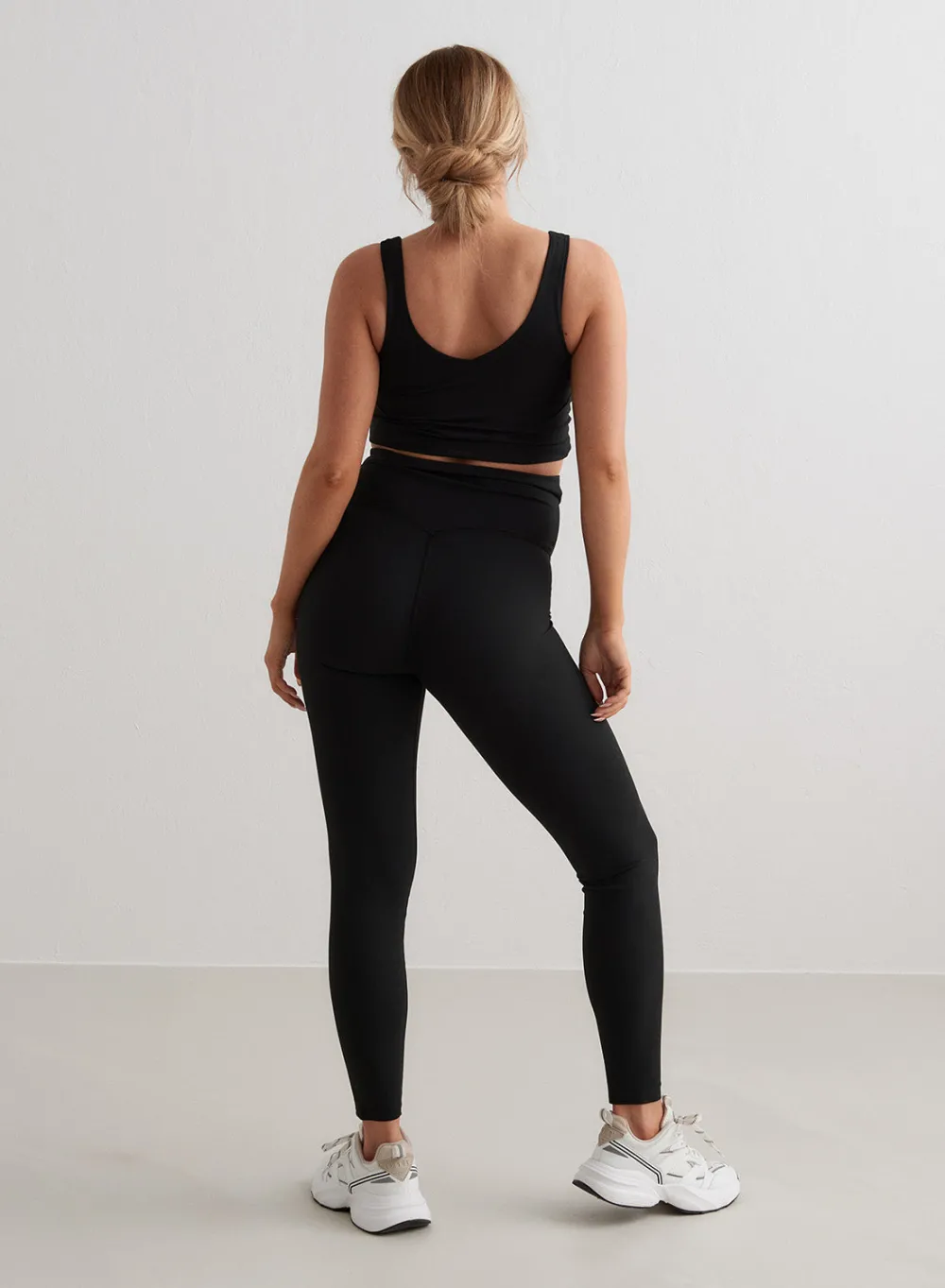 Treningstights|Tights for Gravide^AIM’N Black Sense Maternity Tights